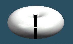 Another doughnut variation showing the doughnut on a dipole.