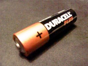 single 
			    Duracell AA battery